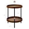 Living Room Bedroom Decor Mobile Sofa End Side Table