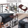 Living Room Bedroom Decor Mobile Sofa End Side Table