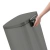 13.2 Gallon Trash Can, Rectangular Step On Kitchen Trash Can