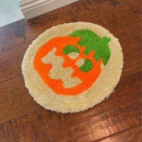 Living Room Bedroom Door Mat (Option: Halloween Pumpkin Mat-60X60cm)